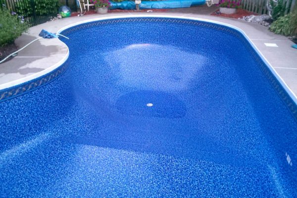 clear pool liner